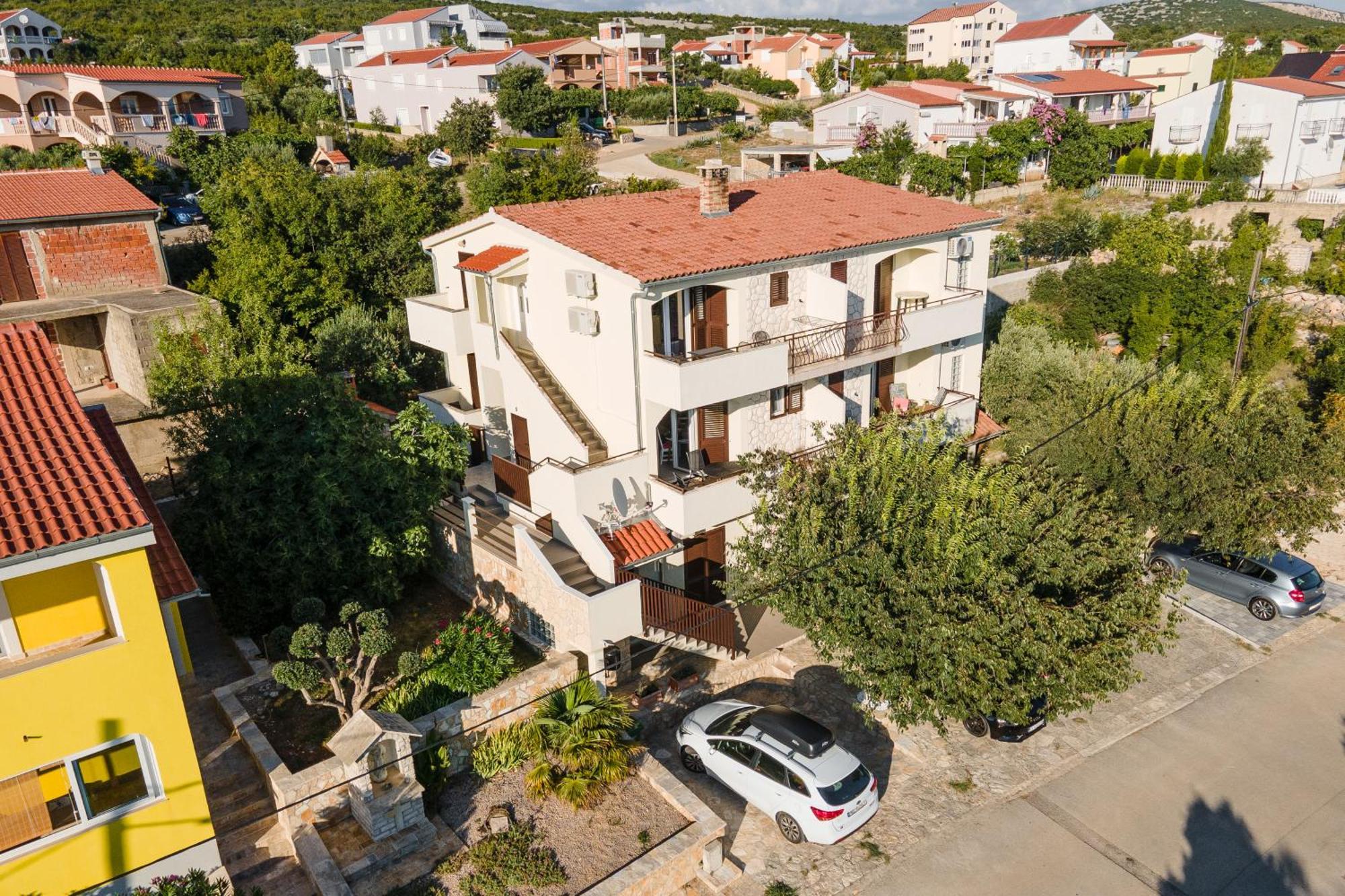Apartment Big Blue Maslenica Exteriör bild